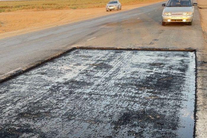На трассе Атырау – Астрахань выявились дефекты