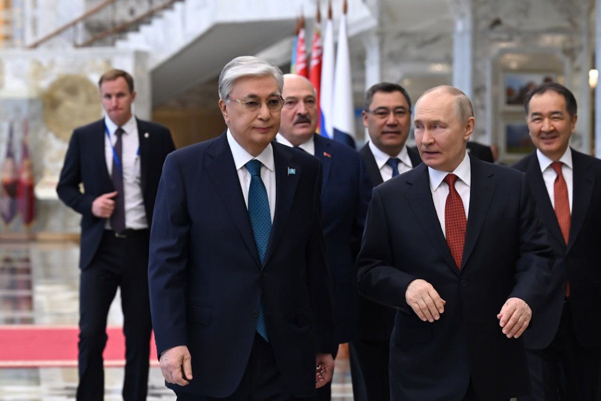 Касым-Жомарт Токаев и Владимир Путин, фото Акорды Касым-Жомарт Токаев и Владимир Путин, фото Акорды