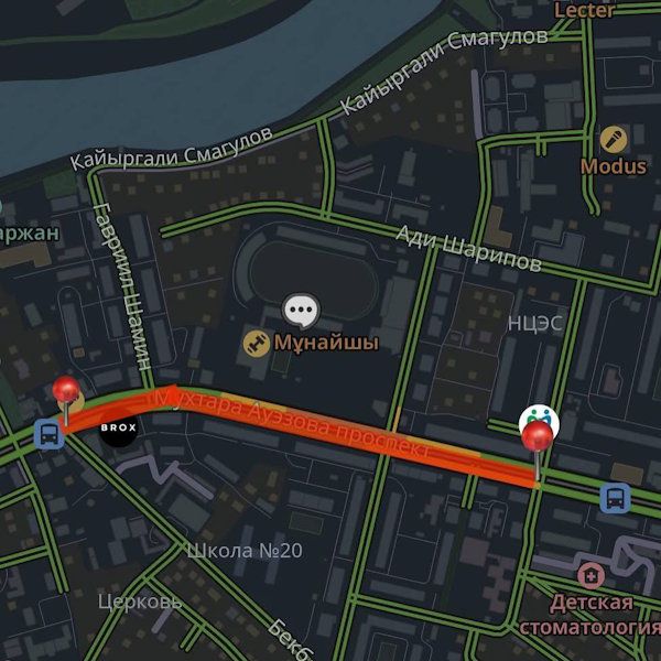 схема перекрытия дорог в Атырау 10 октября