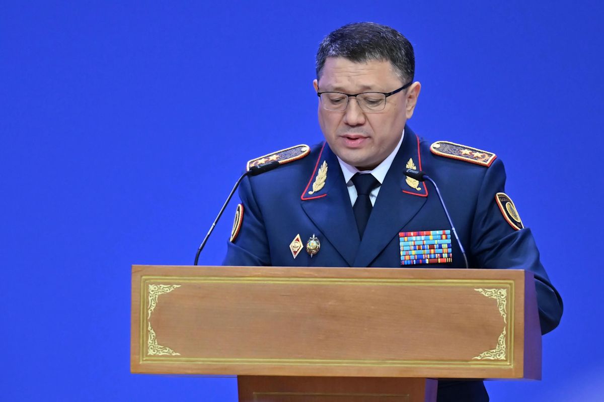 министр МВД Ержан Саденов / фото Aqorda министр МВД Ержан Саденов / фото Aqorda