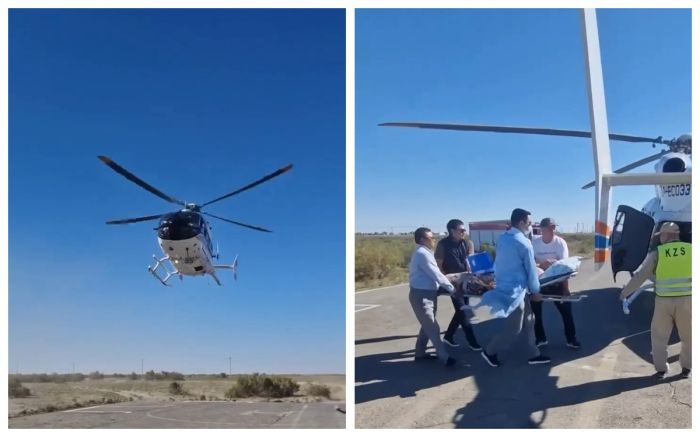 Житель Курмангазы был доставлен санавиацией в Атырау
