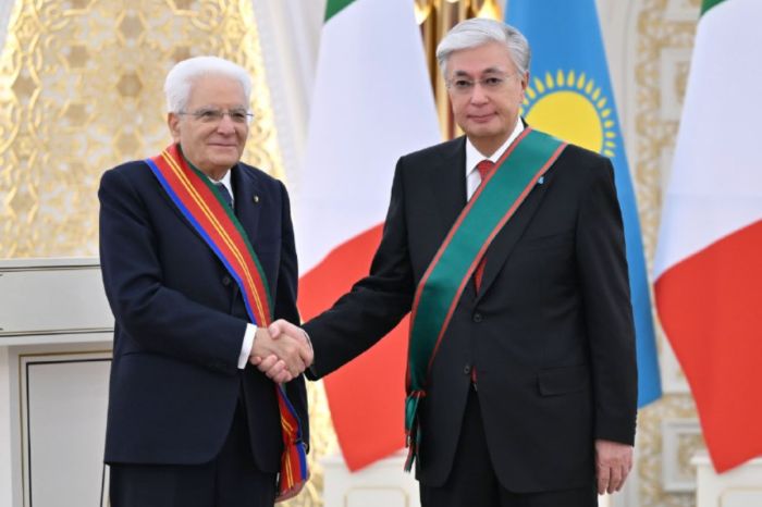 Дипломатия в знаках отличия: Казахстан и Италия обменялись наградами