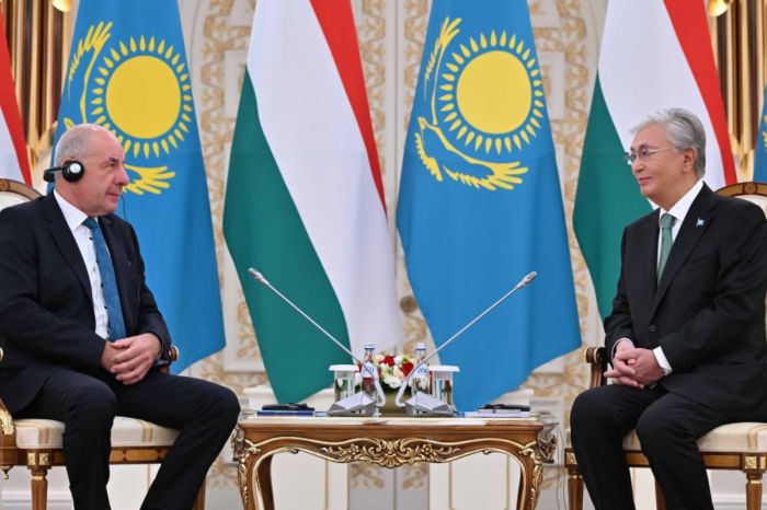 Президент Венгрии Шуйок в Астане: курс на углубление политико-экономического партнёрства