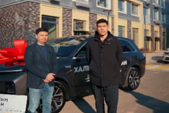 ​Справедливость восстановлена:​ Темирлану Анарбекову подарили автомобиль​