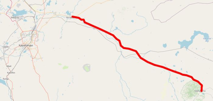 Из-за непогоды в Карагандинской области закрыли трассу