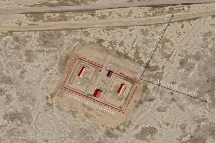 Чёрная речка в Атырау может стать красной от стоков со скотомогильника