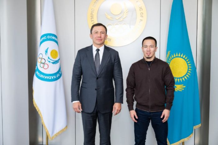 Головкин пообещал чемпиону мира по греко-римской борьбе поддержку НОК на пути к Лос-Анджелесу-2028