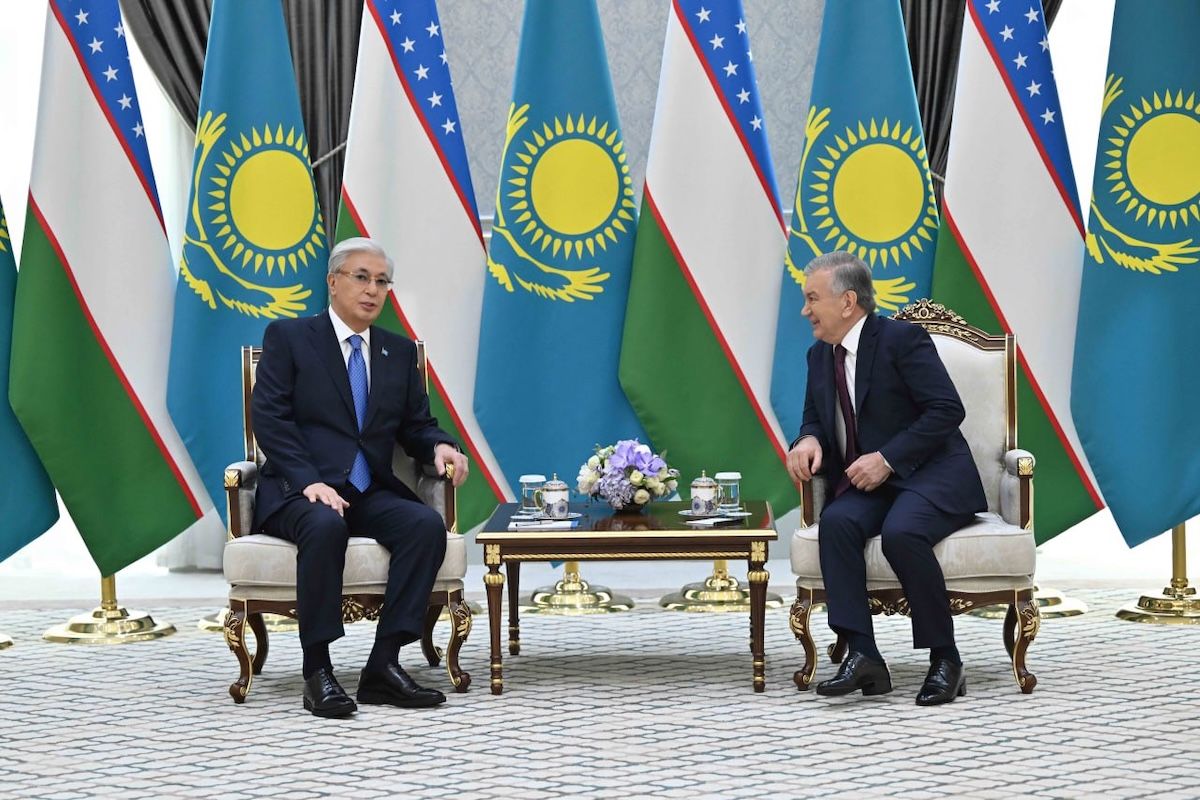 Касым-Жомарт Токаев и Шавкат Мирзиёев, фото Акорды Касым-Жомарт Токаев и Шавкат Мирзиёев, фото Акорды