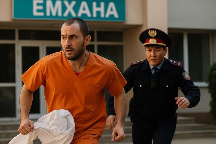 Подсудимый сбежал из больницы в Туркестанской области