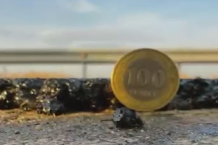 В Алматинской области уложили асфальт, по которому можно ехать через 30 минут
