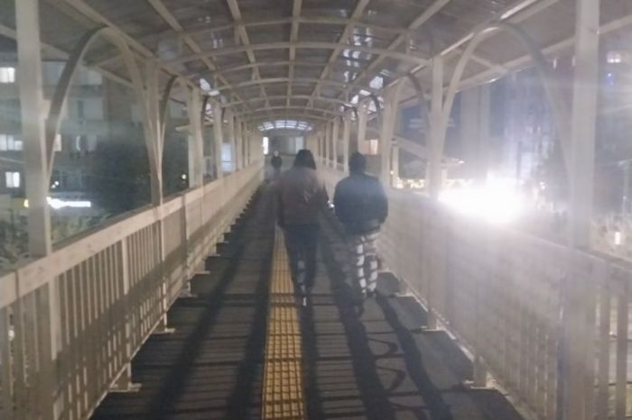 В Атырау пешеходный переход превратился в «тёмное место»