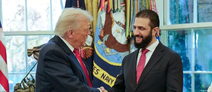 Трамп принял в Белом доме временного президента Сирии