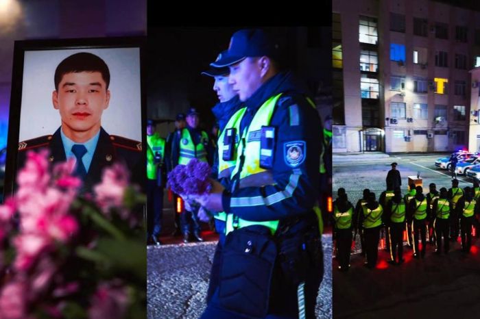 В Атырау почтили память сержанта Шалхара Акымгалиева, погибшего при исполнении долга