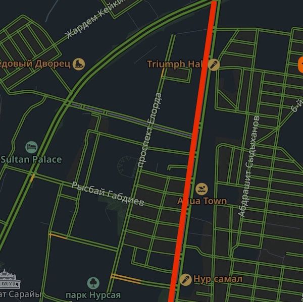 схема перекрытия дорог