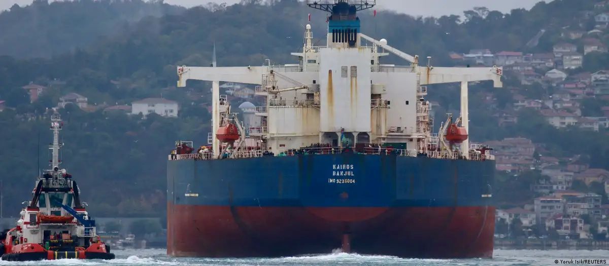 Нефтяной танкер Kairos у берегов Турции в Черном море (фото из архива)/Фото: Yoruk Isik/REUTERS Нефтяной танкер Kairos у берегов Турции в Черном море (фото из архива)/Фото: Yoruk Isik/REUTERS