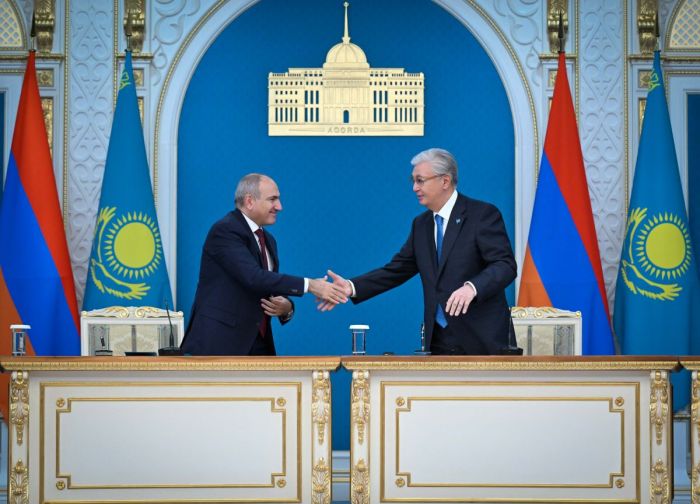 Токаев: отношения с Арменией переходят на уровень стратегического партнёрства