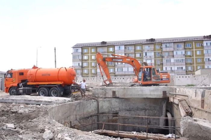 ​В Атырауской области обновляют изношенные канализационные сети