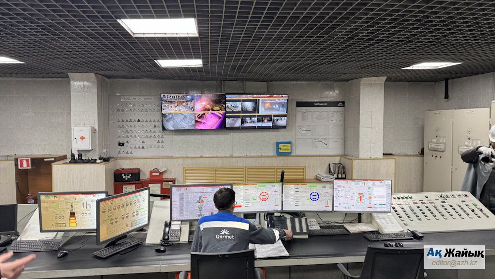 центральный пульт доменной печи №3