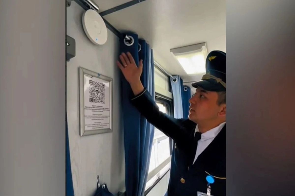 стоп-кадр с видео министерства транспорта РК