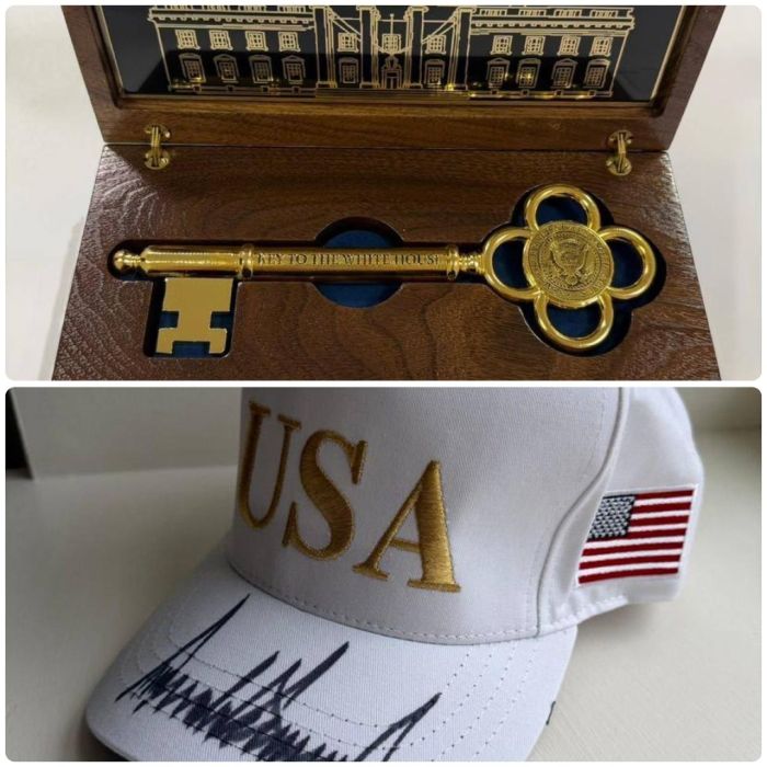 Трамп подарил Токаеву ключ от Белого дома