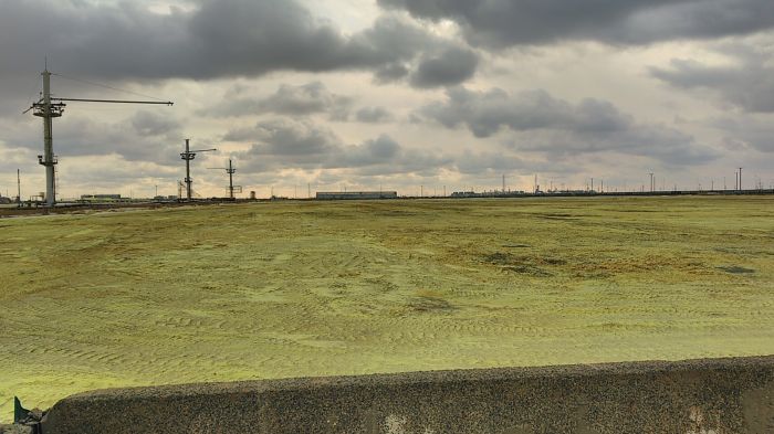 Тенгизшевройл рассказал о планах по рекультивации серных карт на Тенгизе