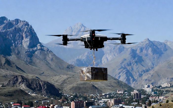 Дроны вместо курьеров: Казахстан запускает пилотный проект беспилотной доставки