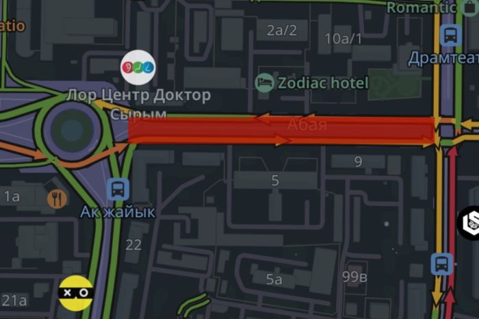 Движение на участке улицы Абая будет ограничено почти на две недели