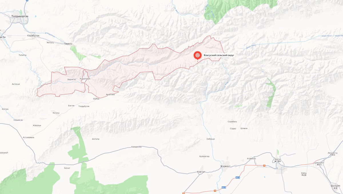 примерное расположение эпицентра землетрясения