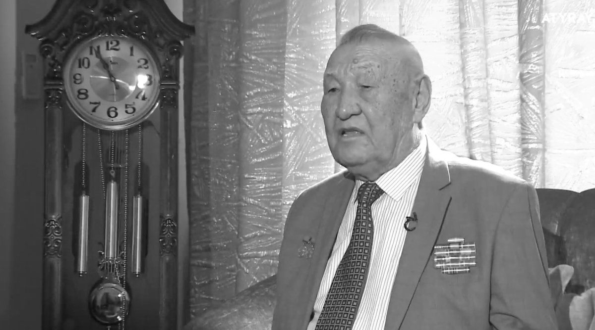 Есен Таскинбаев, стоп-кадр видео телеканала "Атырау ТВ"