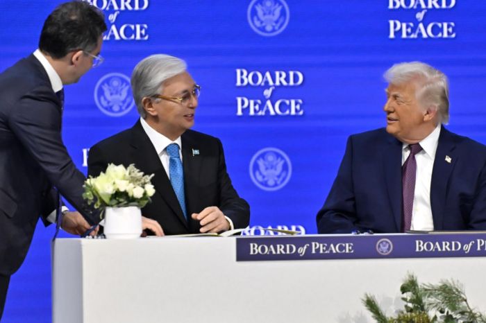 О чем Токаев говорил с Трампом в Давосе