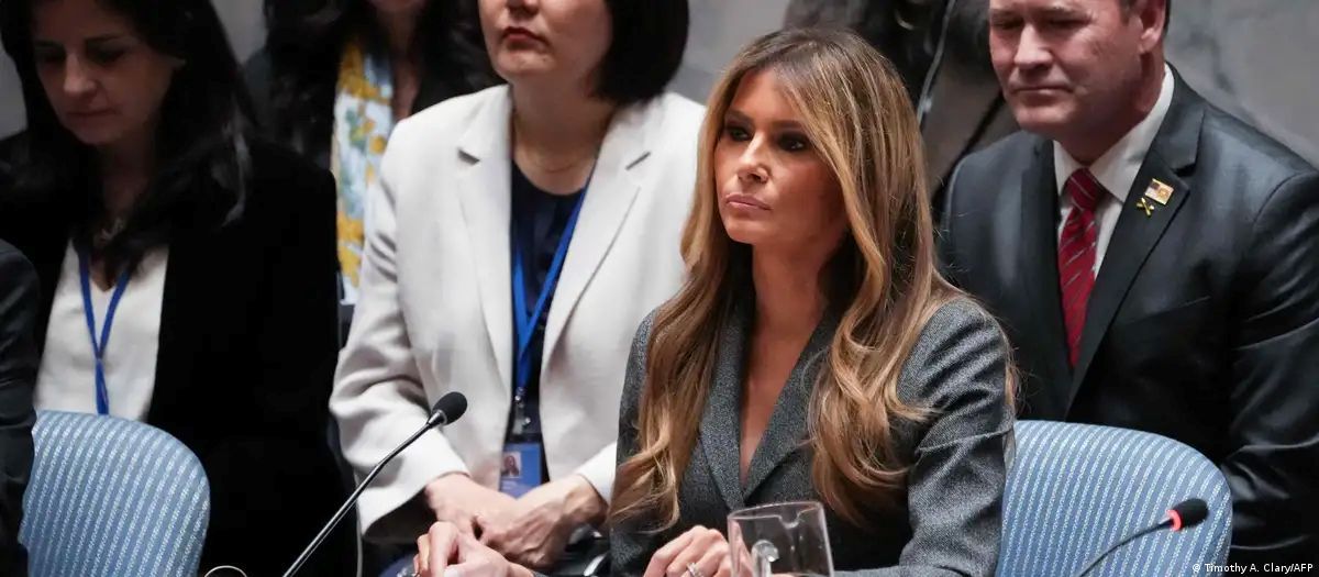 Мелания Трамп стала первой супругой главы государства, возглавившей заседание Совбеза ООН/Фото: Timothy A. Clary/AFP