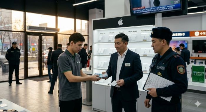 В Атырау продавец украл из магазина электроники девять телефонов iPhone