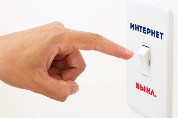 В России предложили отключать интернет на весну и лето