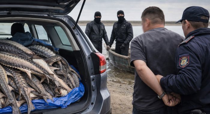 «Люди в масках на лодке предложили купить»: жителя Атырау осудили за покупку осетра на семь лет