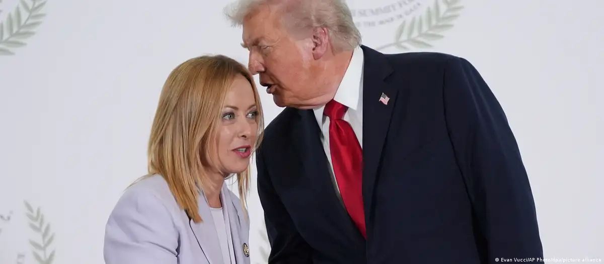 Дональд Трамп и Джорджа Мелони/Фото: Evan Vucci/AP Photo/dpa/picture alliance