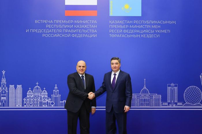Премьер-министры Казахстана и России обсудили торговлю, инвестиции и Каспий