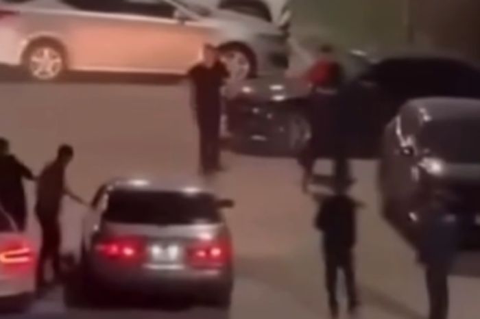 Массовая разборка в Есике: полицейским пришлось стрелять в воздух