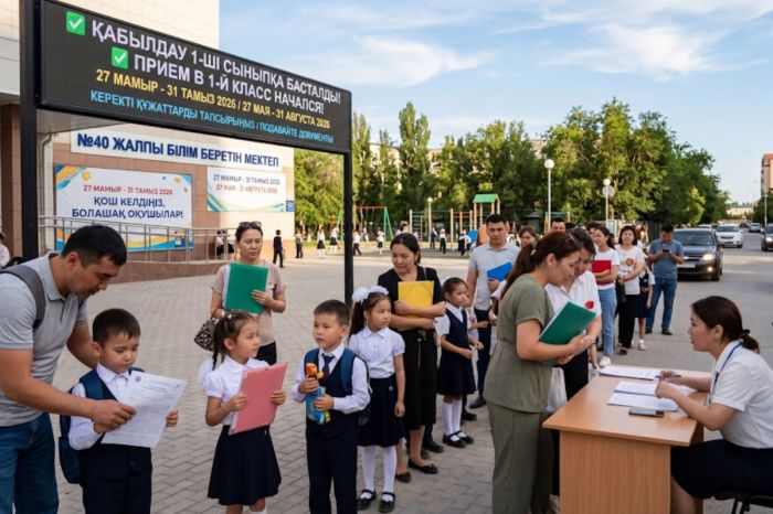 В первый класс по-новому: в Казахстане перенесли сроки приема документов