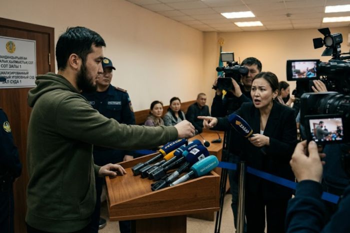 "Мешают": блогер Жанабылов сорвал запись звука шести телеканалам в суде