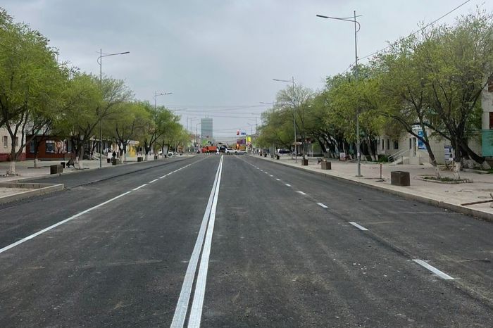 В Атырау временно открыли участок улицы Абая