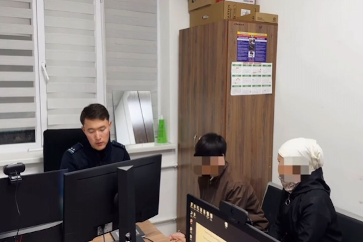 скриншот видео полиции