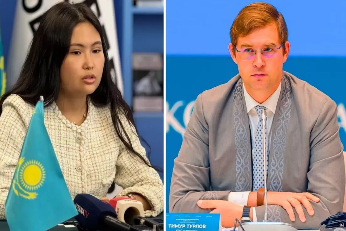 Бибисара Асаубаева и Тимур Турлов/ Коллаж Offside.kz