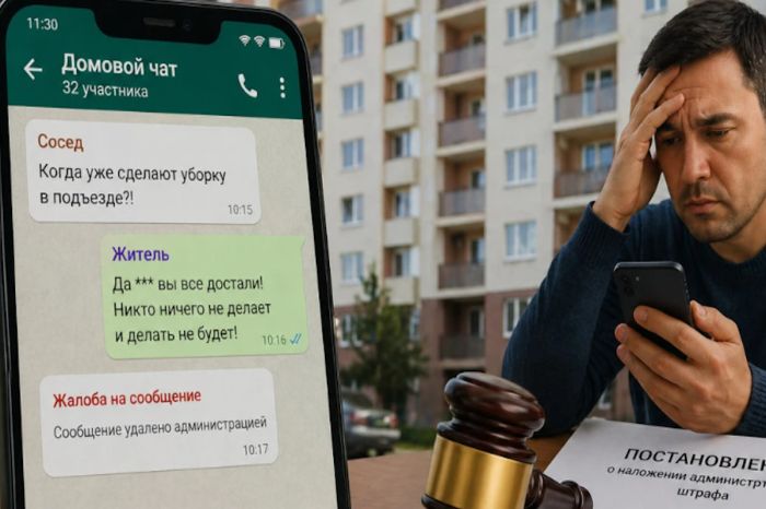 Соседи заплатят по 150 тысяч тенге за мат в общедомовом чате