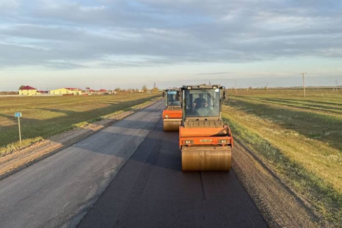 На трассе Атырау – Уральск продолжается средний ремонт