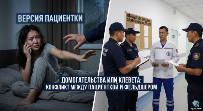 Скандал со скорой в Алматы: девушка заявила о домогательствах, медик — о клевете