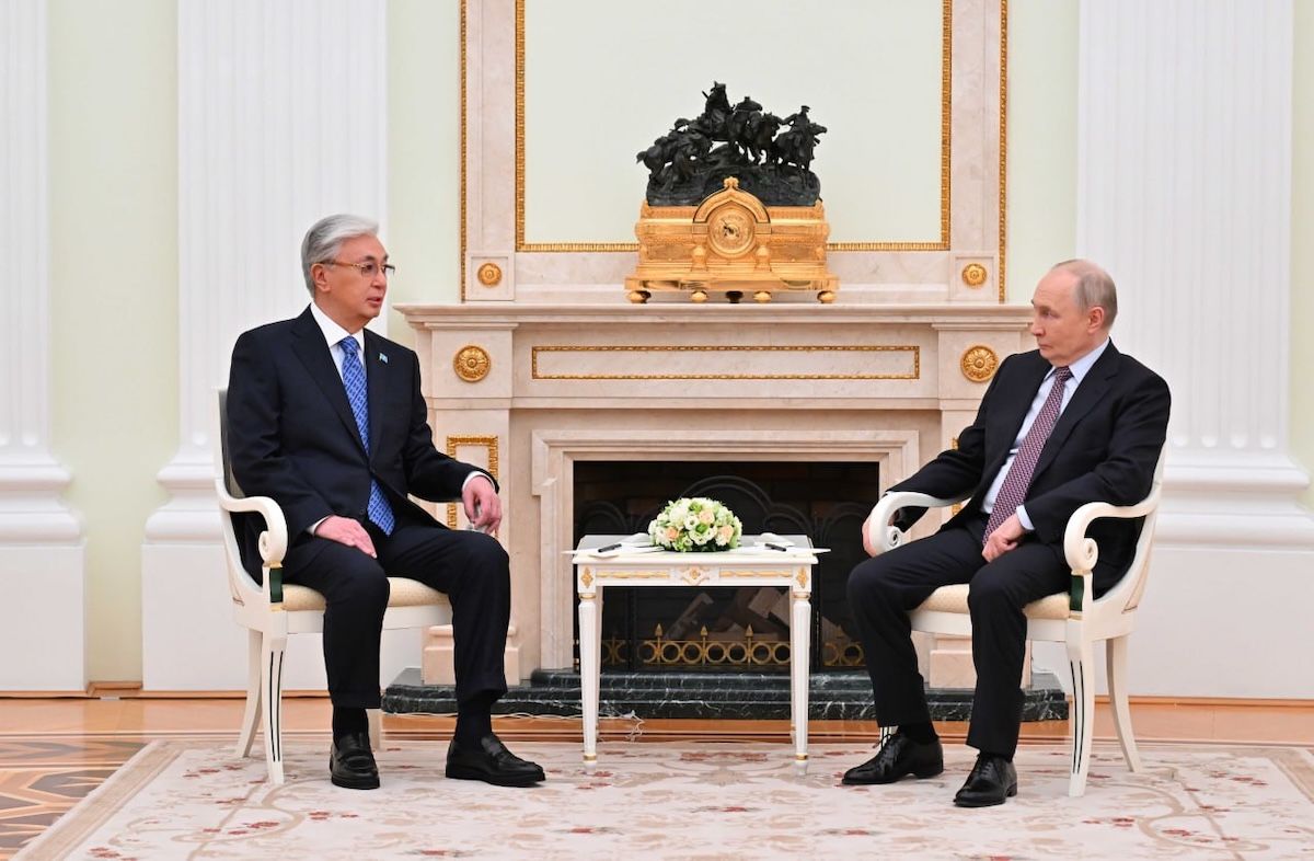 встреча Касым-Жомарта Токаева и Владимира Путина 9 мая 2026 года, фото Акорды