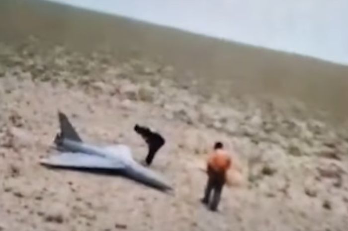 Минобороны прокомментировало видео с упавшим беспилотником