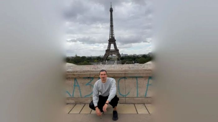 Надпись «Казахстан» появилась на фоне Эйфелевой башни и возмутила пользователей сети
