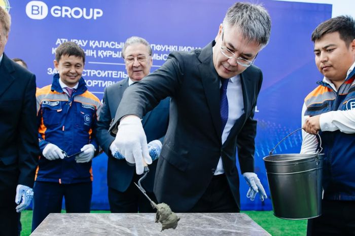 В Атырау начали строить спортивный комплекс «Атырау Арена»