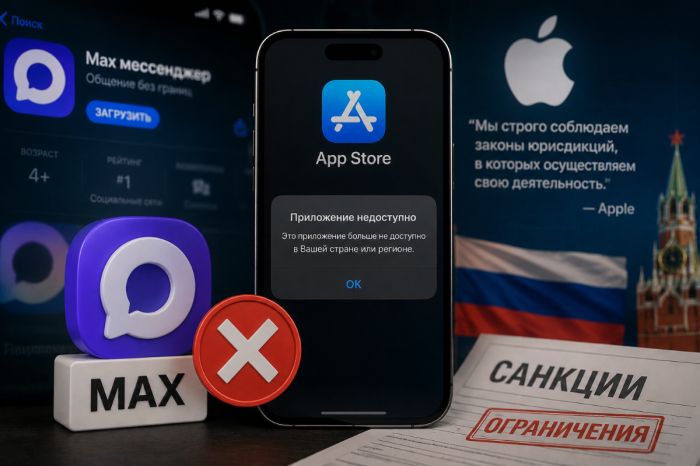 В Apple объяснили удаление мессенджера "Макс" из App Store